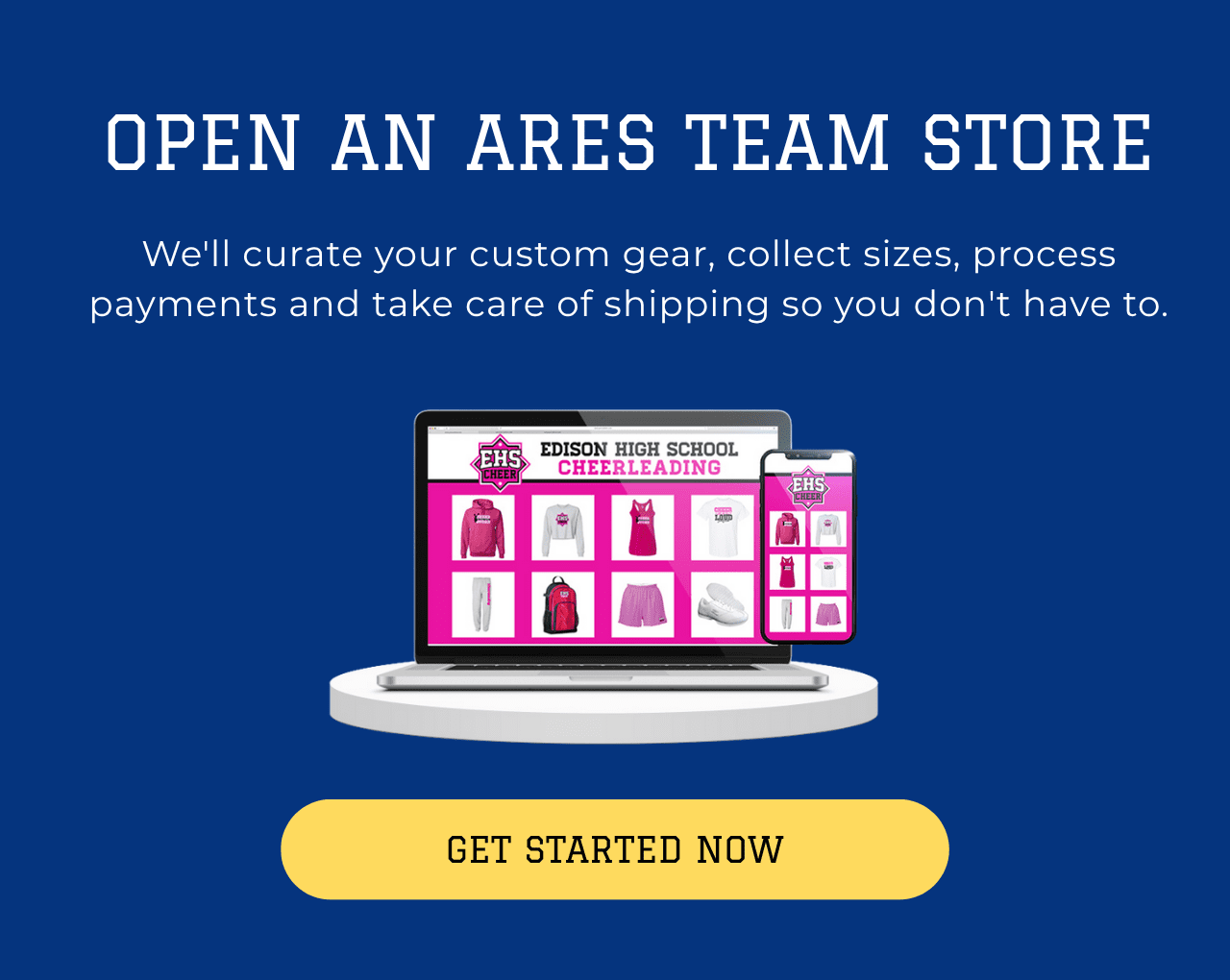 Open an Ares Team Store